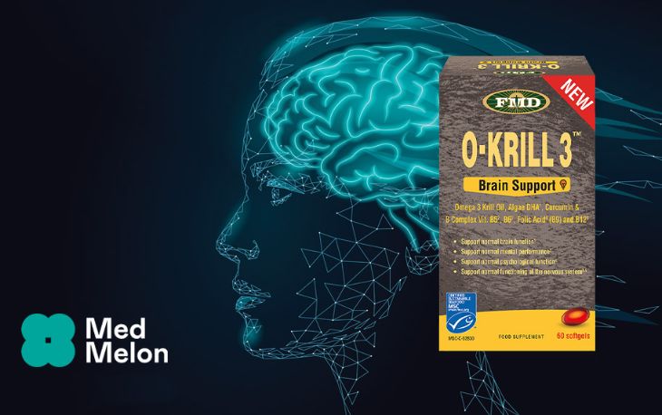 O-Krill 3 ™ Brain Support-για την υγεία του εγκεφάλου